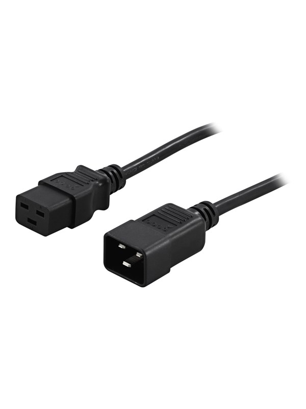 Deltaco DEL-112PA - power extension cable - IEC 60320 C19 to IEC 60320 C20 - 3 m