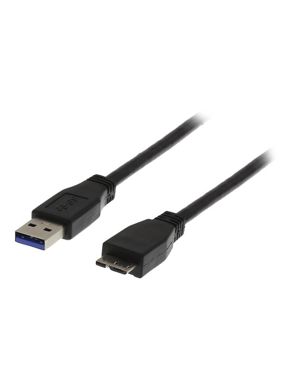 Deltaco USB3-010S - USB cable - Micro-USB Type B to USB Type A - 1 m