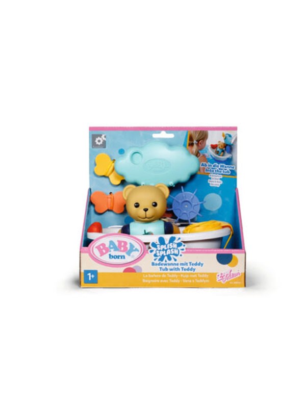 Baby Born Splish Splash Tub with Teddy