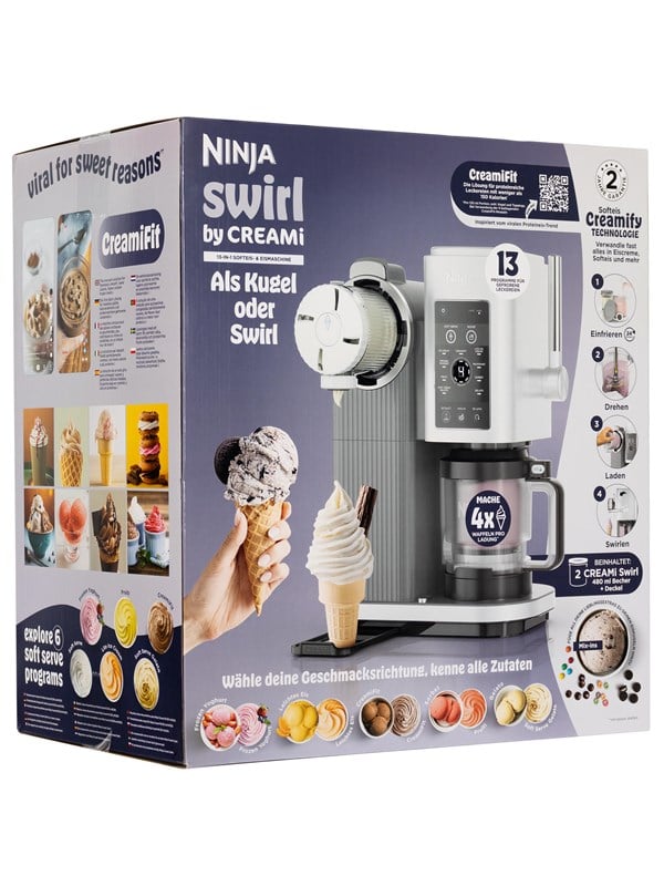 Ninja Ijsmaker Swirl for CREAMi 13-in-1 Soft Serve & Ice Cream Maker NC701EU