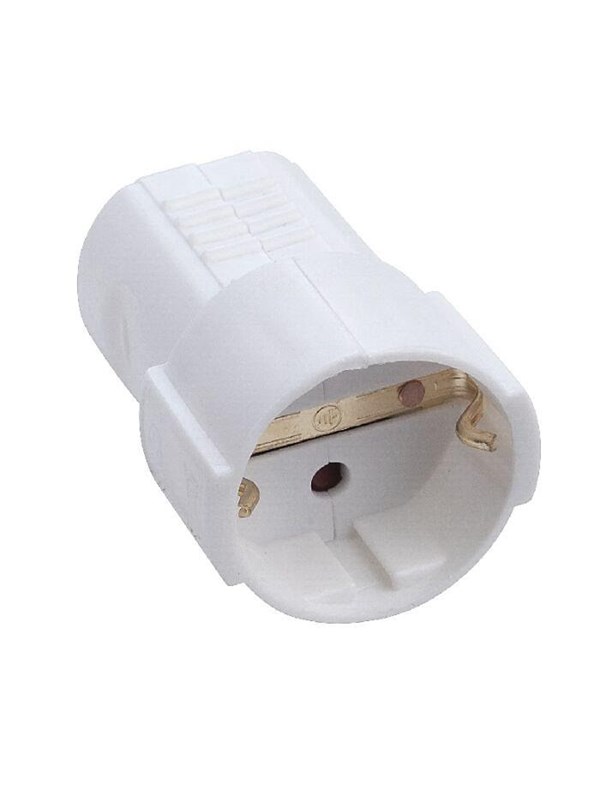 Thorkild Larsen Schuko Extension White 16A