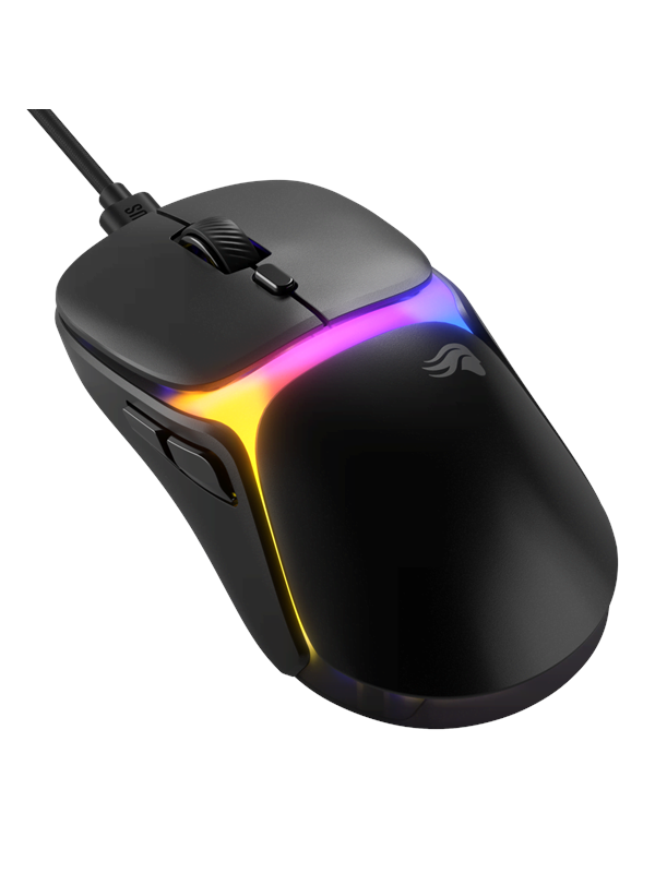 Glorious Model O3 Wired - Gaming muis - Optisch - 6 knoppen - Zwart