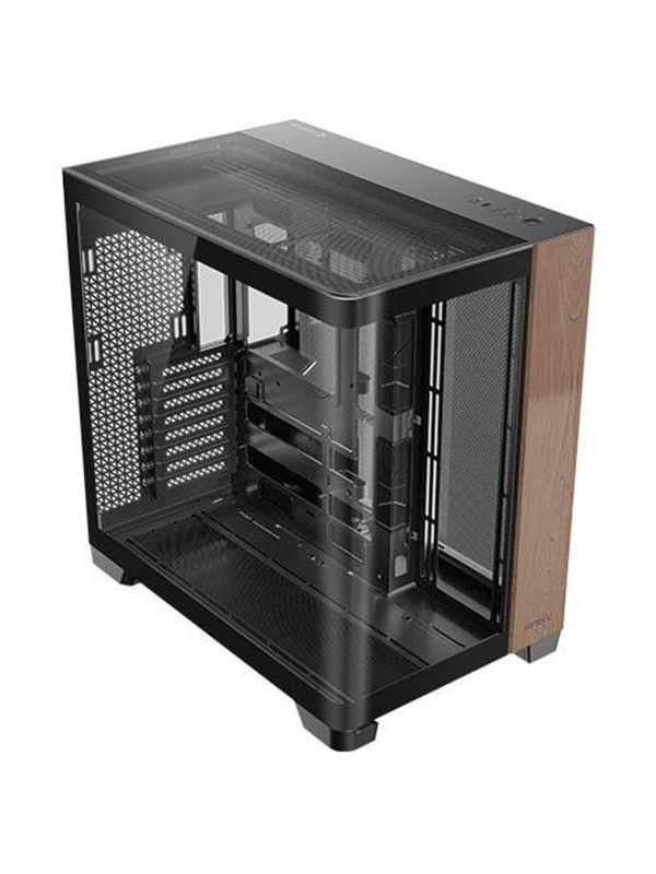 Antec C8 Curve Wood Full Tower Zwart, Transparant, Hout