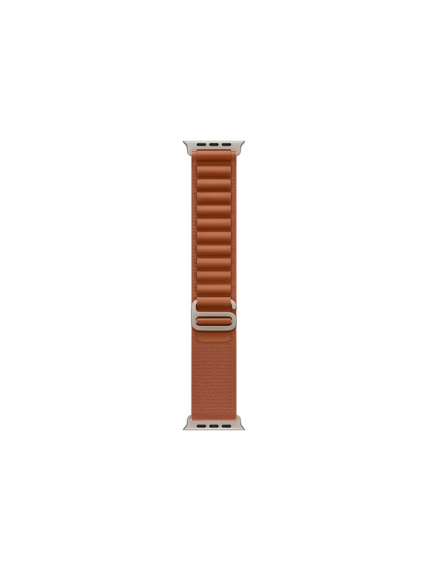 Apple 49mm Terra Cotta Alpine Loop - Large - Natural Titanium Finish