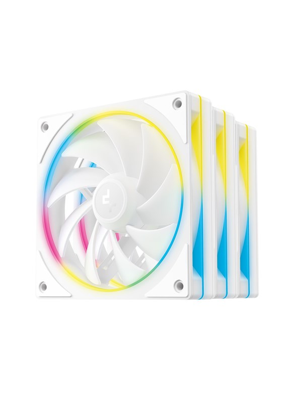 DeepCool FL12 SE 3-1 - Case ventilator - 120mm - Wit met RGB-licht - 29 dBA