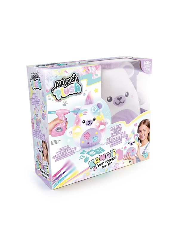Airbrush Plush Kawaii Bear