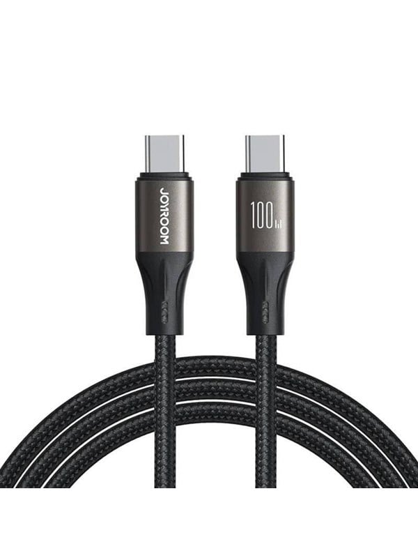 Joyroom USB-C naar USB-C Kabel - Snellaad en Data Kabel - 100W - 1.2 Meter - Light Speed Series - Zwart