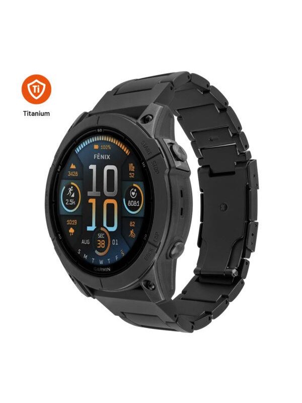 FIXED Titanium Strap for Garmin QuickFit 26mm Black