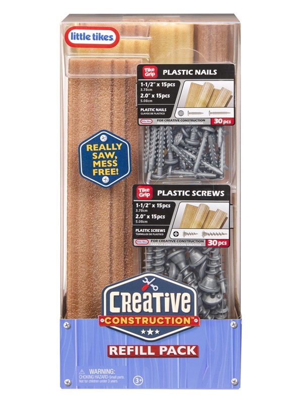 Little Tikes Creative Construction Wood Nails and Screw Bundle