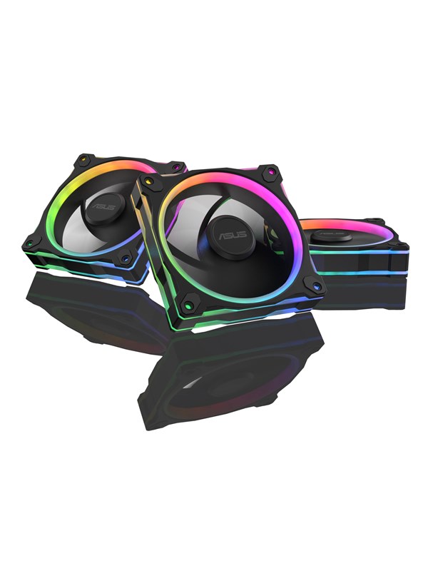 ASUS Prime MR120 Fan ARGB Black 3in1 - Zwart met RGB-licht
