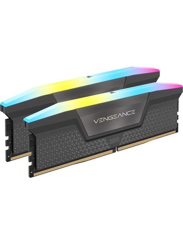 Corsair Vengeance RGB DDR5-6000 - 64GB - CL40 - Dual Channel (2 pcs) - AMD EXPO & Intel XMP - Grijs met RGB