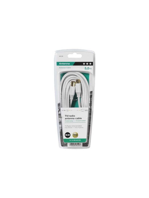 Vivanco 48/20 50GW - antenna extension cable - 5 m