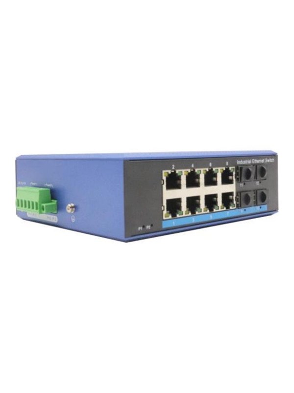 DIGITUS - switch - industrial - 12 ports - unmanaged - rack-mountable