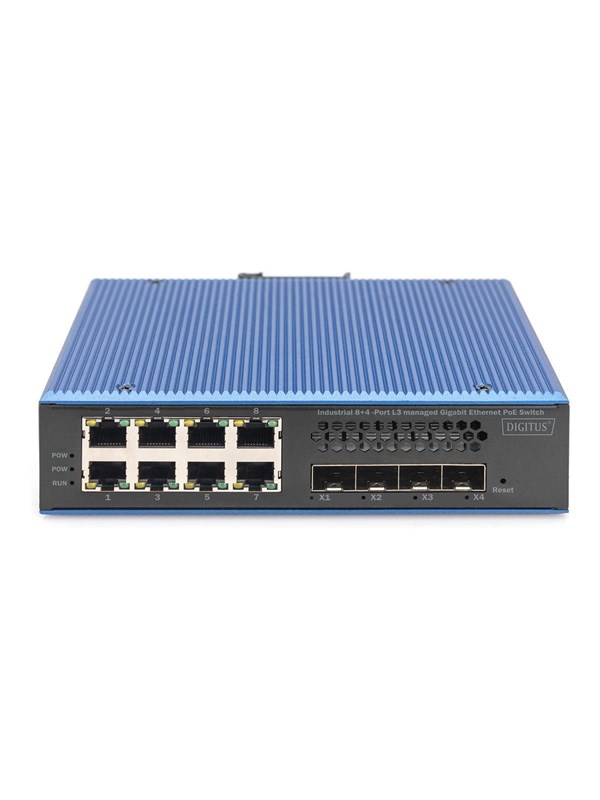 DIGITUS - switch - industrial - 8 ports - Managed