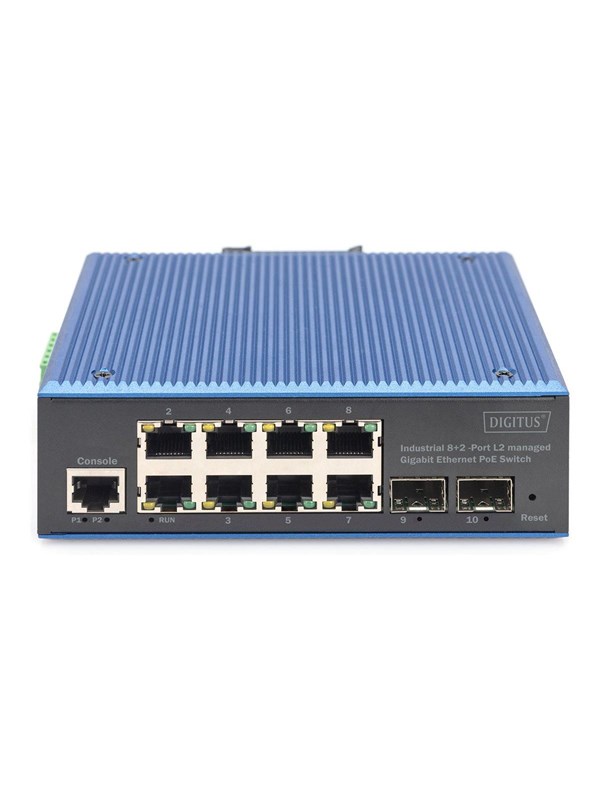 DIGITUS DN-651157 - switch - industrial L2 - 8 ports - Managed