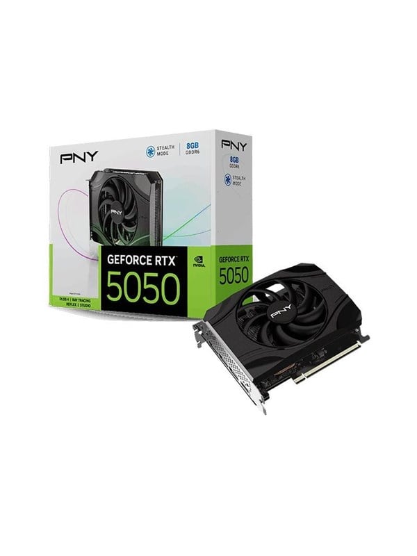 PNY GeForce RTX 5050 Dual Fan - 8GB GDDR6 RAM - Grafische kaarten