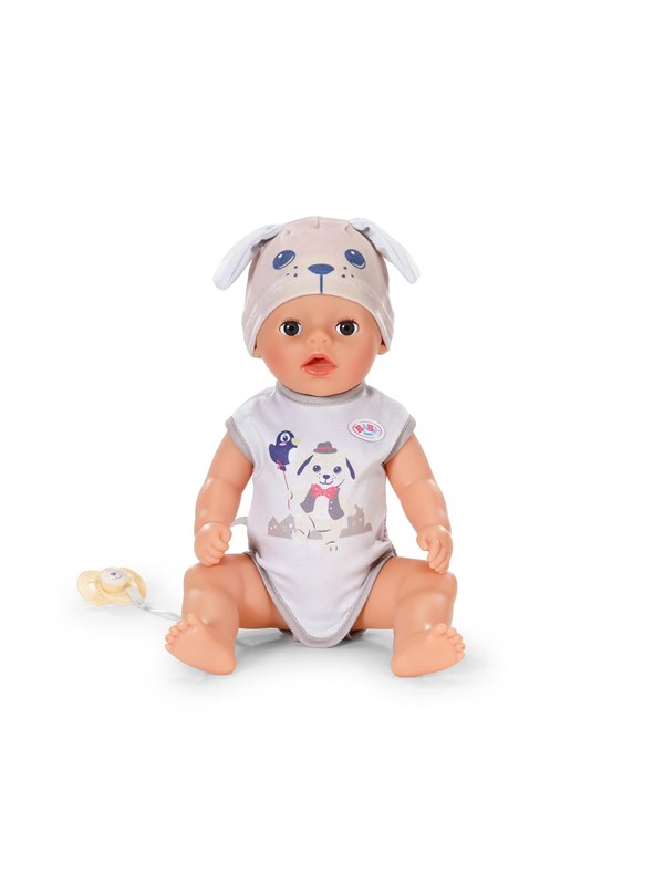 Zapf Creation BABY Born Littlest Soft Touch Lukas Dog 36cm jongen Poppen met functies Interactieve poppen