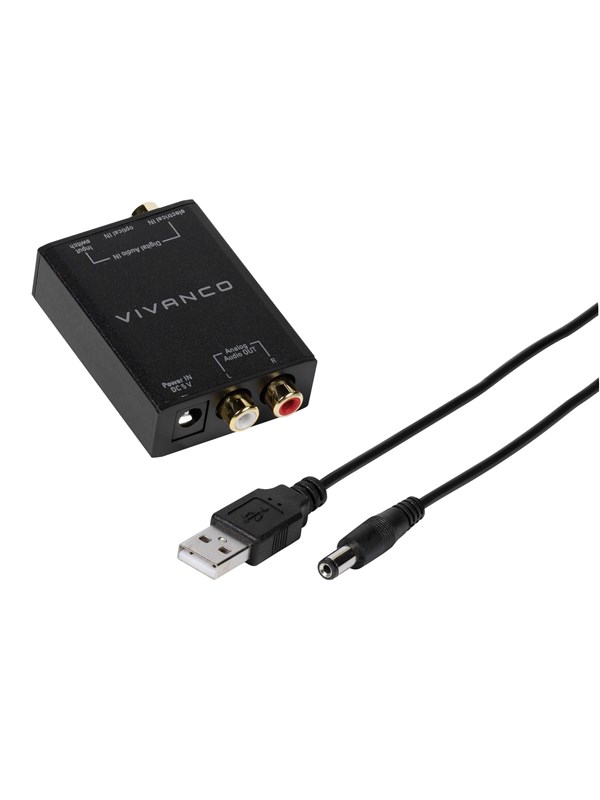 Vivanco Digital / Analog Converter Toslink-RCA
