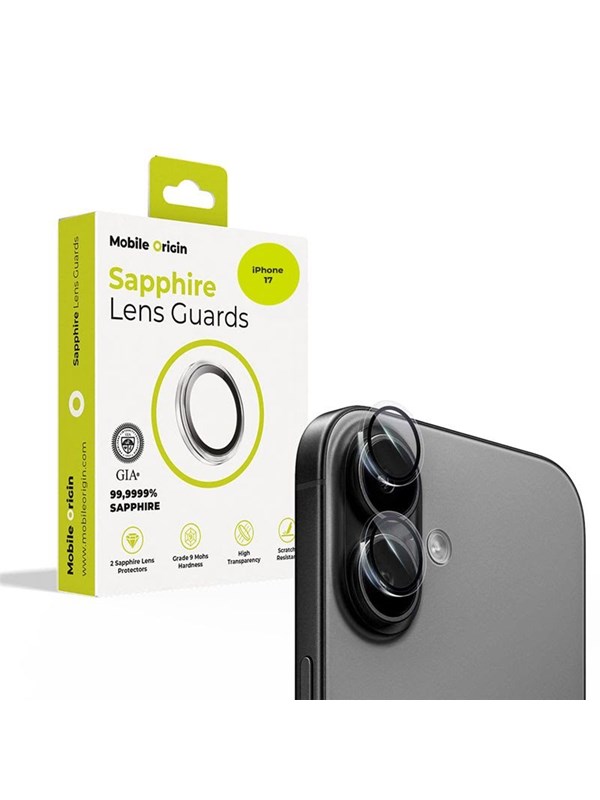 Mobile Origin Sapphire Lens guards - clear - iPhone 17