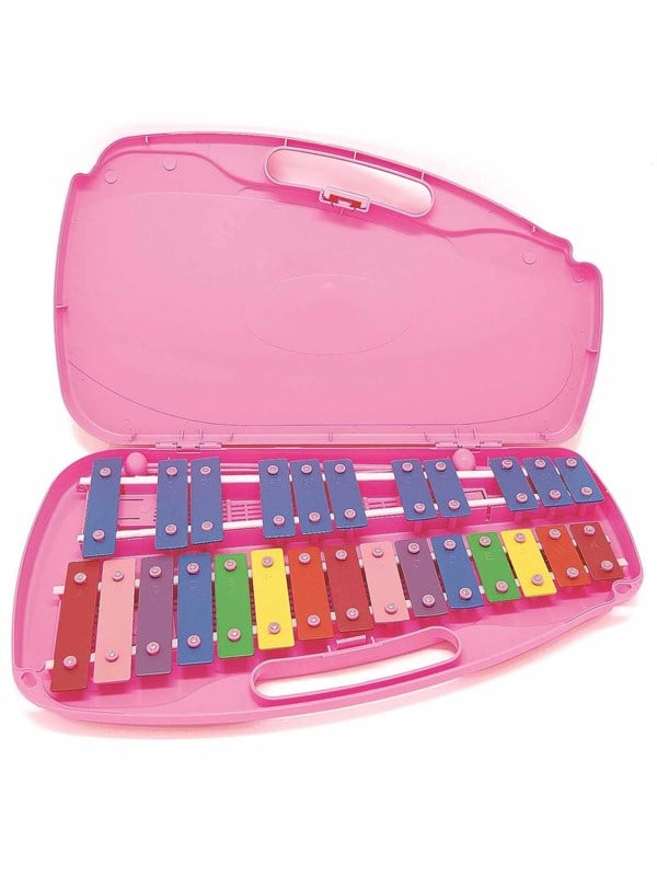 Easttop Metallophone in Pink hardcase - 26 notes