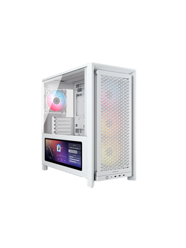 Corsair FRAME 4000D LCD RS ARGB - Case - Miditower - Wit