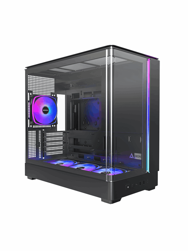 Montech King 15 Pro Black - Case - Minitower - Zwart