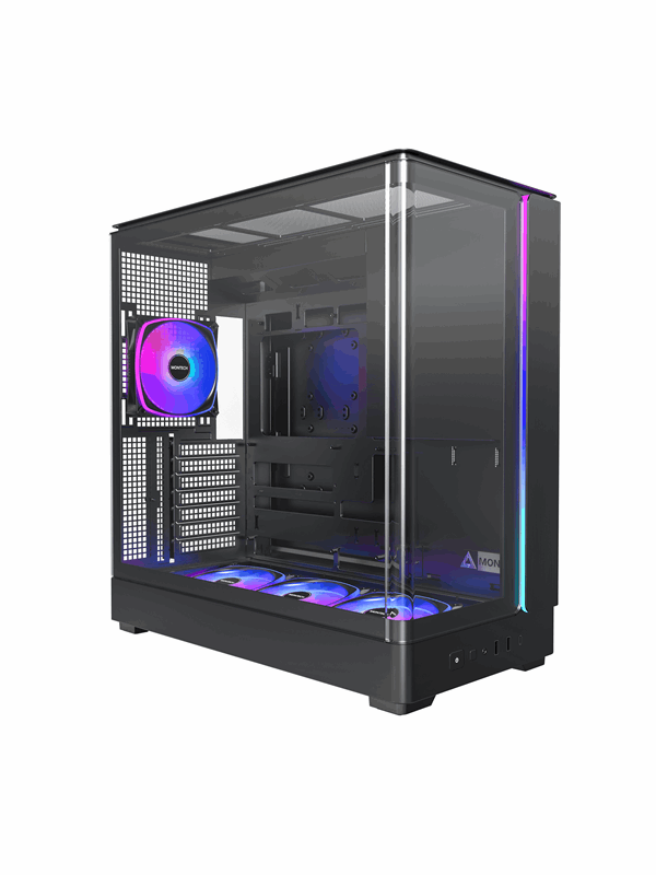 Montech King 45 Pro Black - Case - Miditower - Zwart