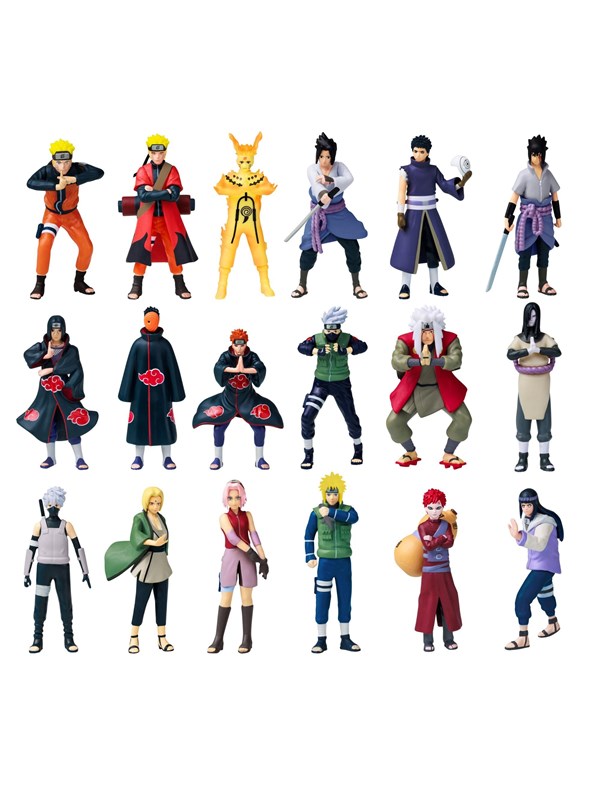Naruto Shippuden 7 cm Figure 6 pack Deluxe box - assorted