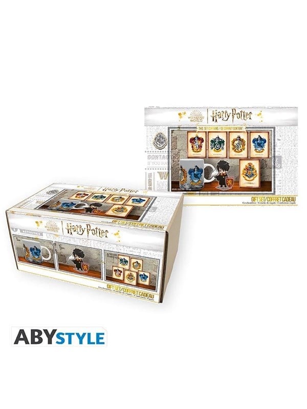 ABYstyle - HARRY POTTER Gift set Hogwarts Mug + Acryl® + Postcards - Cadeauset