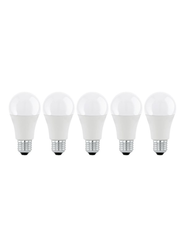 EGLO LED spot E27 A60 8.5W 806LM 3000K 5 stuks OPAAL E27