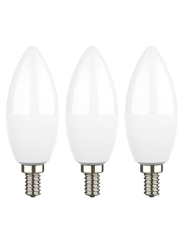 EGLO LED spot C37 4.9W 470LM OPAL 3 stuks E14