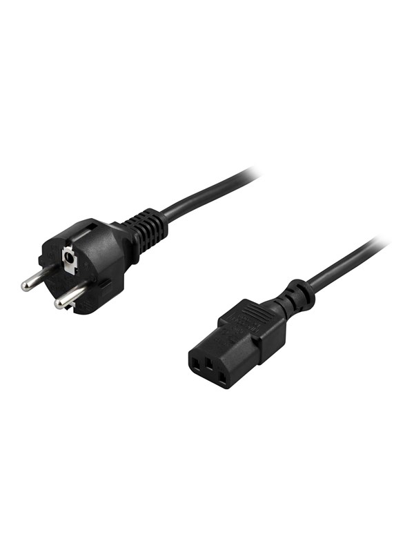 Deltaco DEL-111M - power cable - power CEE 7/7 to power IEC 60320 C13 - 5 m