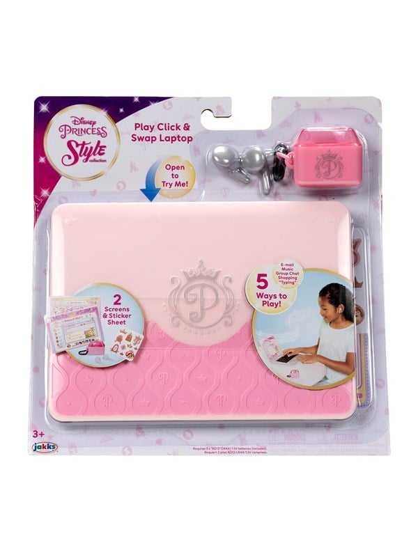 Jakks DISNEY PRINCESS Play Click & Swap Laptop