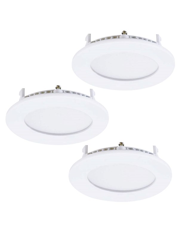 EGLO FUEVA 3 INGEBOUWD. SET Ø85 3X2,7W 3X300LM