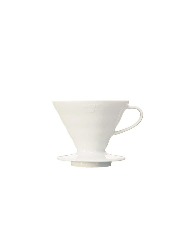 HARIO V60 Dripper - 02 Size - Keramiek - Wit