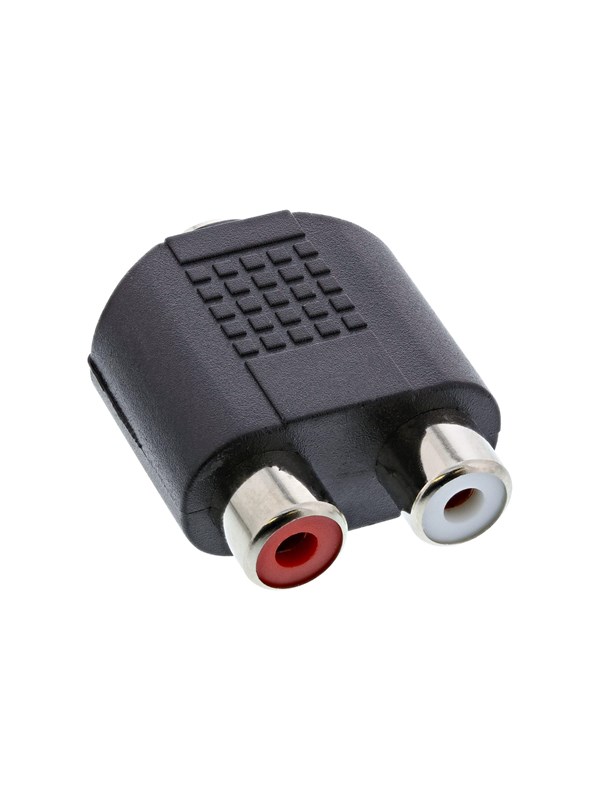 Tulp (v) - 3,5mm Jack (v) stereo audio adapter
