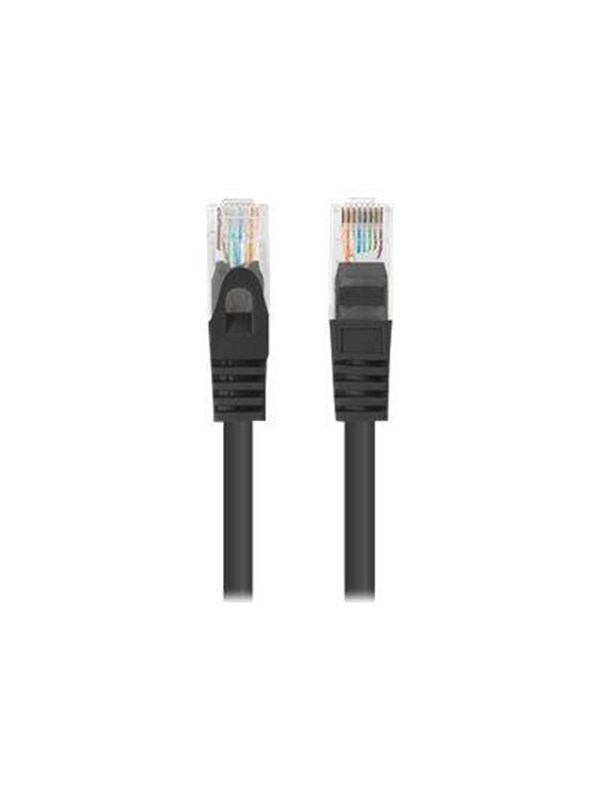 Lanberg patch cable - 3 m - black RAL 9004 - Zwart - 3m