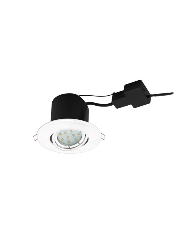 EGLO PENETO 2 INGEBOUWD. KIP ISOL. LOOP Ø108 GU10 400LM WIT