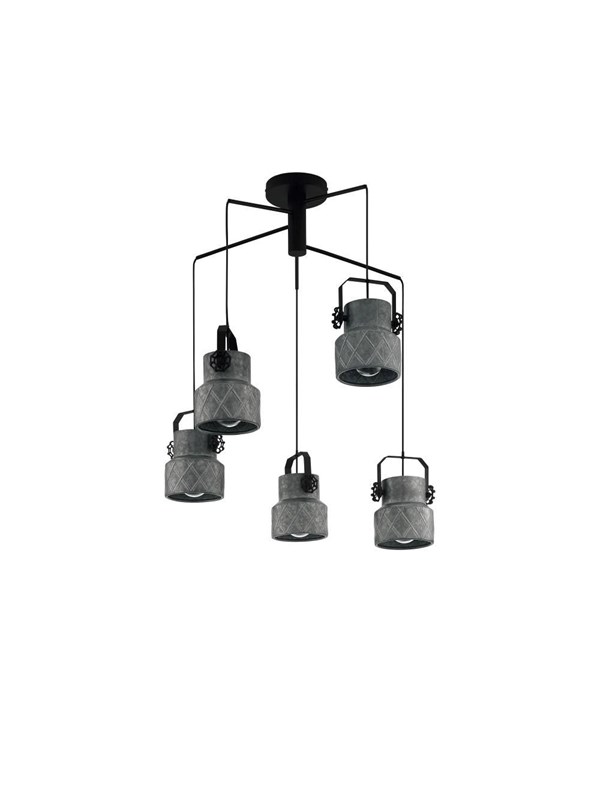 EGLO HILCOTT CLUSTER 6XE27 ZINK