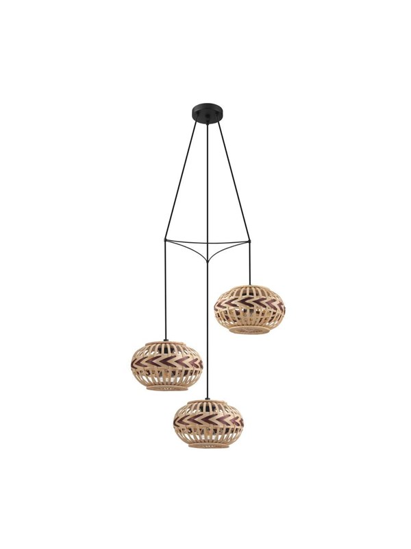 EGLO Dondarrion - Hanglamp - E27 - Ø 57 cm - Zwart
