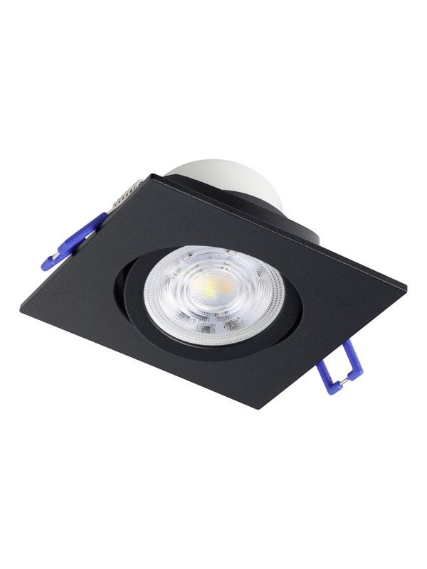 EGLO SALICETO INGEBOUWD. KIP 88X88 450LM 4000K DAMPPB. ZWART