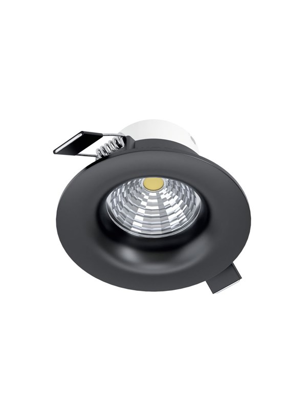EGLO SALICETO INGEBOUWD. Ø88 450LM 4000K DIMMPB. ZWART