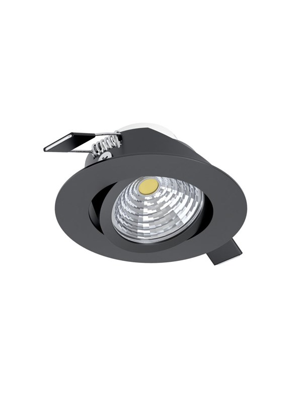EGLO SALICETO INGEBOUWD. KIP Ø88 450LM 4000K DAMPPB. ZWART