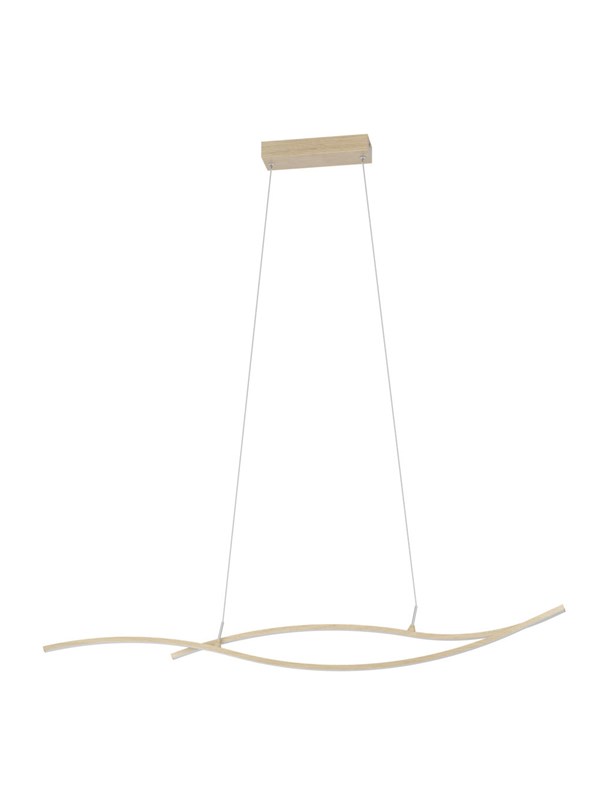 EGLO PIG OLIA LANGE TAFEL L1400 20W 2500LM 4000K HOUTKLEUR