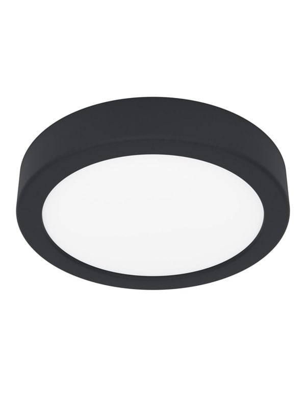 EGLO FUEVA 6 PLAFOND Ø165 CCT 7.5W 1000LM ZWART