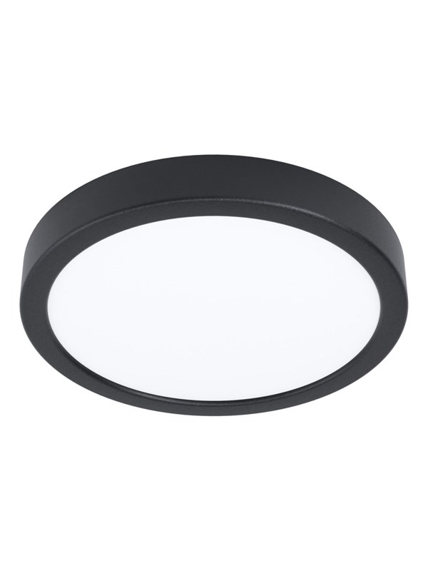 EGLO FUEVA 6 PLAFOND Ø210 CCT 11.5W 1550LM ZWART