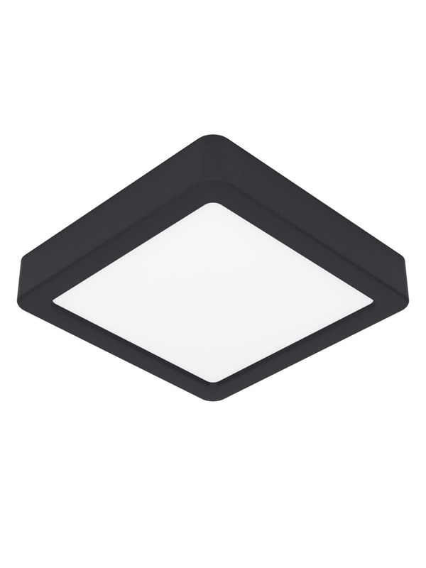EGLO FUEVA 6 PLAFOND 150X150 CCT 7W 1100LM ZWART