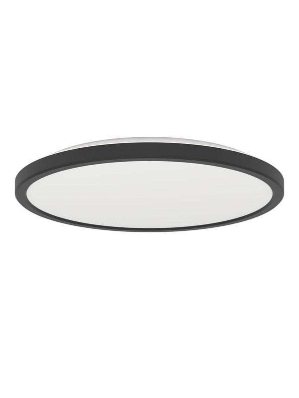 EGLO ROVITO PLAFONDLAMP Ø300 CCT 14.4W 1800LM IP44 ZWART