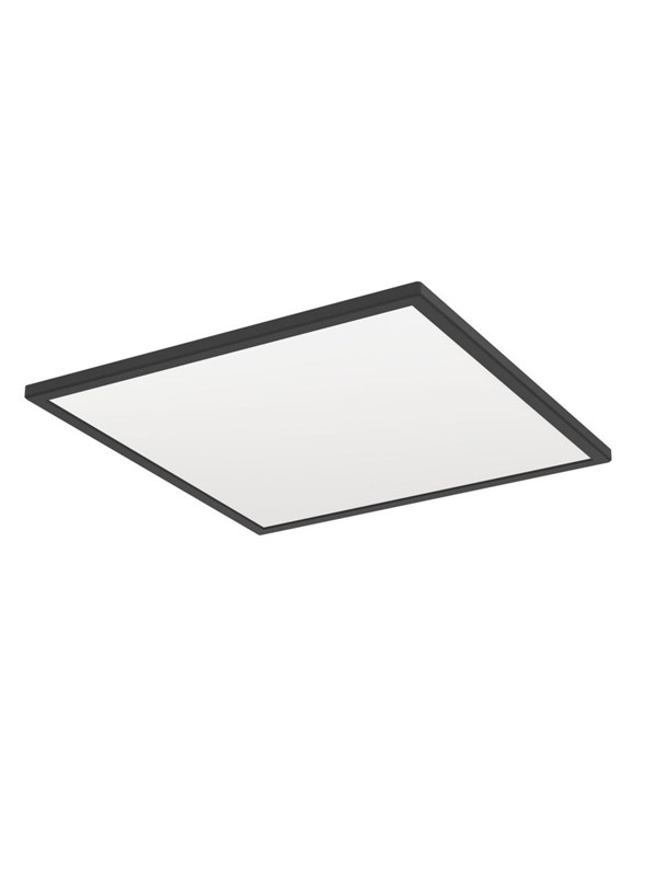 EGLO ROVITO-R PLAFONDLAMP 500X500 CCT 28.8W 4200LM DIMMINGB. IP44 ZWART