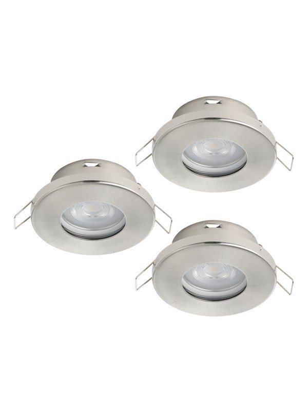 EGLO FAVAZZINA INGEBOUWD. KIP Ø88 GU10 3X4.9W 3X400LM IP44 GS